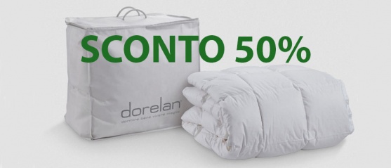 Promozione piumone Dorelan Geo sconto 50%